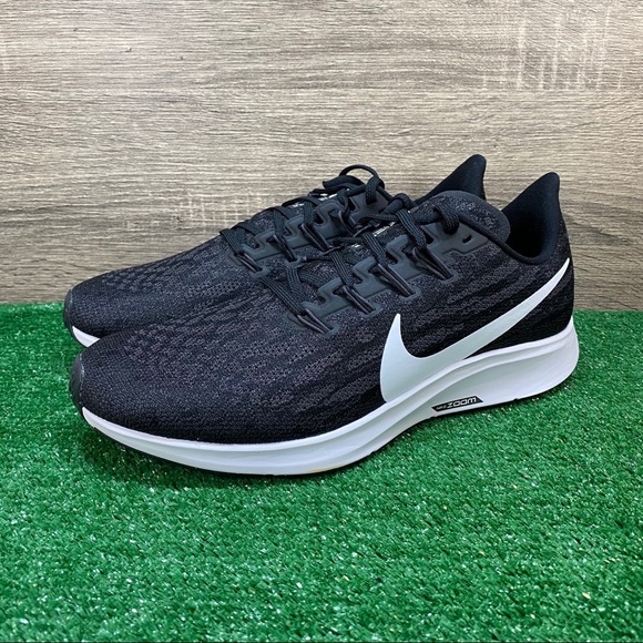 Nike Air Zoom Pegasus 36 4E Extra Wide Black White - Picture 3 of 14